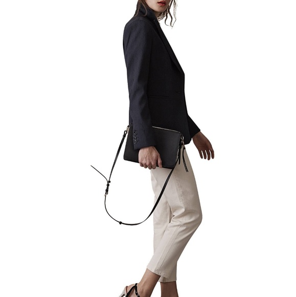 Reiss Rio Textured Blazer, Night Navy - Picture 3 of 6